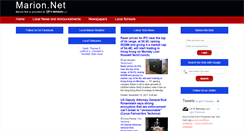 Desktop Screenshot of marion.net