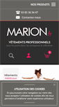Mobile Screenshot of marion.fr